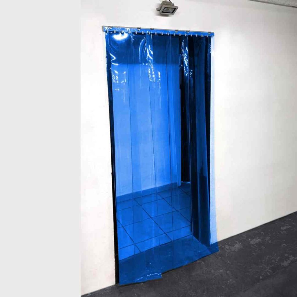 Transparent Blue Strip Curtain Kit – Maxiflex Door Systems